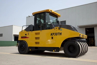 KP307Hフル油圧タイヤローラーの紹介（ビデオを含む）